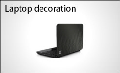 Vinyle carbone, décoration de laptop