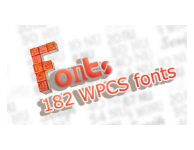 182 fonts