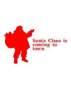 Santa is coming to town
