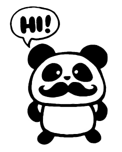 Moustache Panda