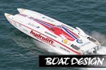 Vinyl and lettering for sports and custom boats