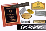 Engraves trophies, dogs & ID plates